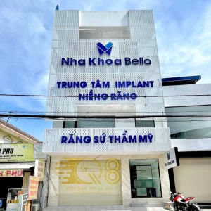 Thi công mặt dựng & bảng hiệu Nha Khoa Bella