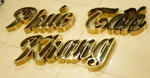 Cắt Chữ Kim Loại Laser CNC Chính Xác Tuyệt Đối, Lấy Ngay Giá Xưởng