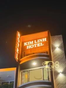 Thi công bảng hiệu & mặt tiền KIM LINH Hotel