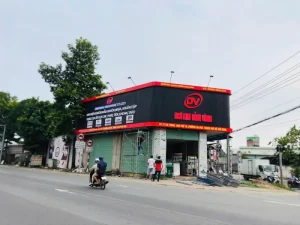 Thi công bảng hiệu mặt tiền NGŨ KIM ĐỈNH VÀNG